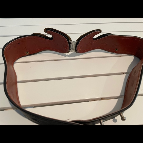One-of-a-kind, handcrafted leather belt